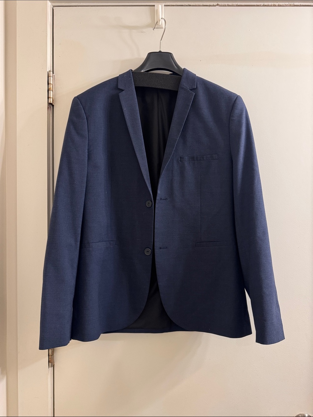 H&M Dark Navy Two-Button Men's Blazer